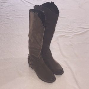 Tall Brown Riding Boots